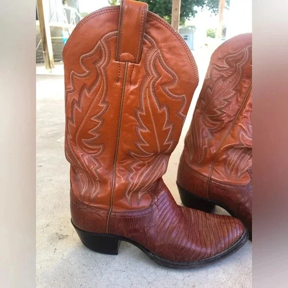 Justin 8303 Exotic Lizard Boots - Picture 2 of 7